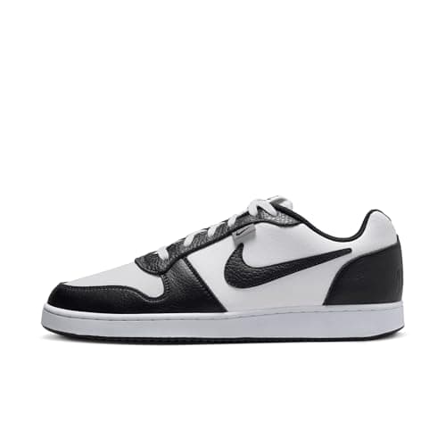 Image of Nike Nike Ebernon Low Prem, Men's Basketball Shoes, White (White/Black/Wolf Grey 102), 10 UK (45 EU)