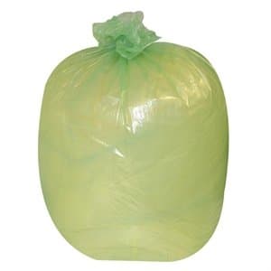 Image of JANTEX 200 x Medium Duty Green Bin Bags (Pack of 200) - Public Area 80Litre 10kg Green Refuse Sacks Bin Liners Bin Bags