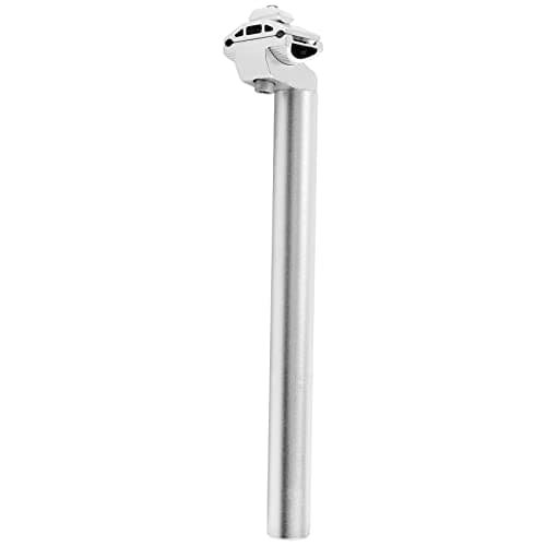 Image of Rvvwhfn Bicycle Seatpost 27.2mm Aluminium Alloy Seat Post with Adjust Clamp for Mountain Bike Road Track 27.2X300mm,Silver