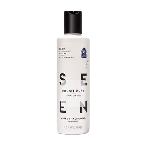 Image of SEEN Conditioner, Fragrance Free - Non-Comedogenic Hair Conditioner - Dermatologist-Developed - Safe for Sensitive, Eczema & Acne Prone Skin