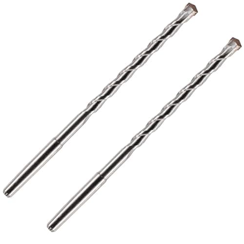 Image of Pack Of 2 x 200mm Long TCT Tipped Centre Drill Bits For Use With Diamond Core Drill Bits. K Taper Shank. For Use In Concrete Masonry Brick Block Stone Granite. Tungsten Carbide Tip