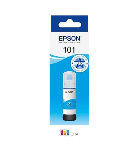 Image of Epson EcoTank 102 Genuine Ink Bottle | Cyan | High Yield - Up to 6,000 Pages | Brand-made for Optimal Results