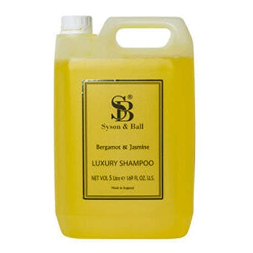 Image of We Can Source It Ltd - Shampoo Bergamot & Jasmine By Syson & Ball - 5 Litre Bottle