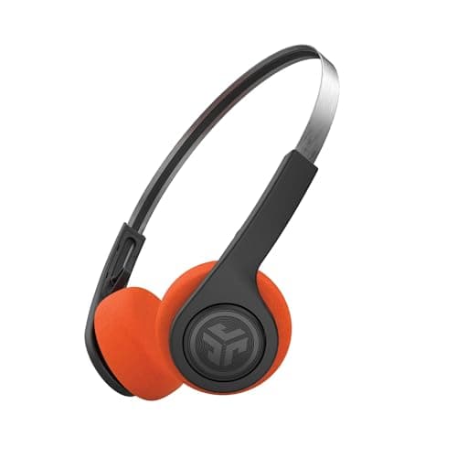 Image of JLab Retro Headphones, Rewind 2 Wireless Headphones - Retro Headset with Custom App Controls, 20+ Hours Bluetooth Playtime, Lightweight Headphones, Vintage Headphones with Mic - Bluetooth Headphones
