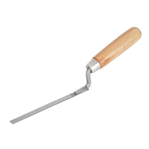 Image of Brick Jointer Tool, 1cm Pointing Trowel for Brickwork and Repointing - Cement, Mortar, Grout applicator for Patio, Concrete Slabs, and Tuck Pointing