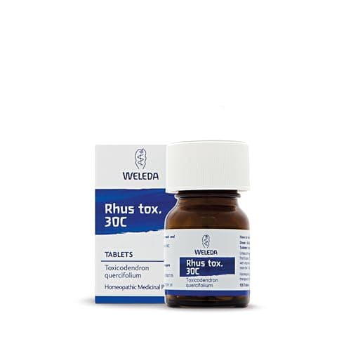 Image of Weleda Rhus Tox. 30C, Homeopathic Medicinal Product, Toxicodendron Quercifolium 30C, Vegetarian, 125 Tabs