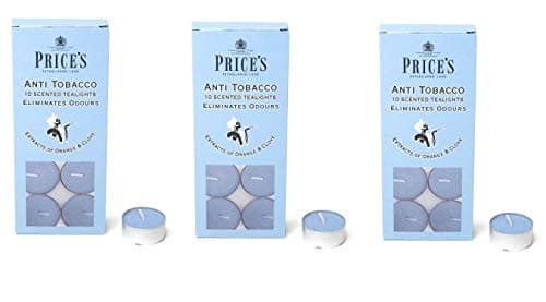 Image of Price's Candles - Anti-Tobacco Candle Tea Lights 10 Pack x 3 (30 Candles)