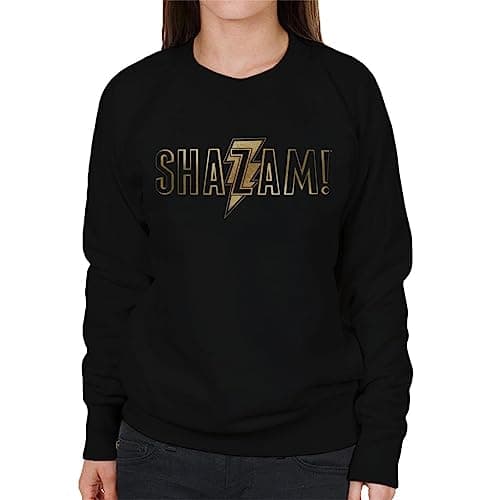 Image of All+Every Shazam Gold Outline Logo Women's Sweatshirt