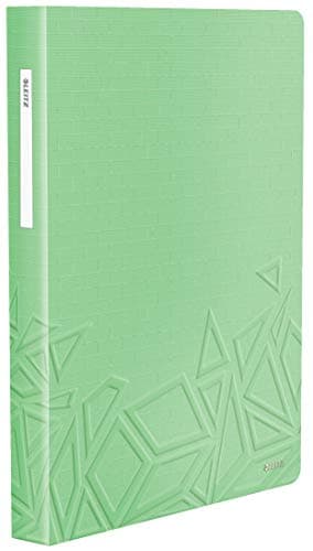 Image of Leitz A4 Display Book, 80 Pockets, 160 Sheet Capacity, Transparent Pockets, Green, Urban Chic Range, 46520050