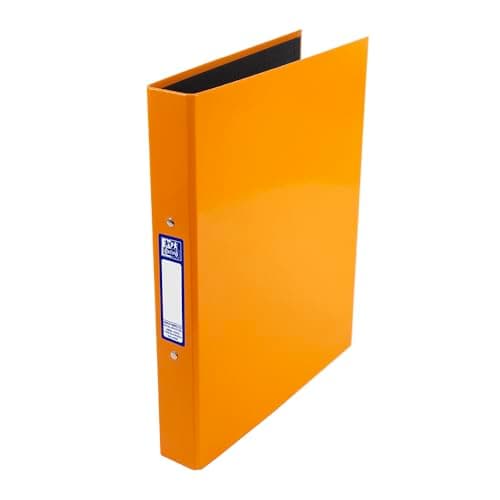 Image of Oxford Premium A4 Ring Binder, Orange Single Folder, 25mm Capacity, Laminated Paper on Board