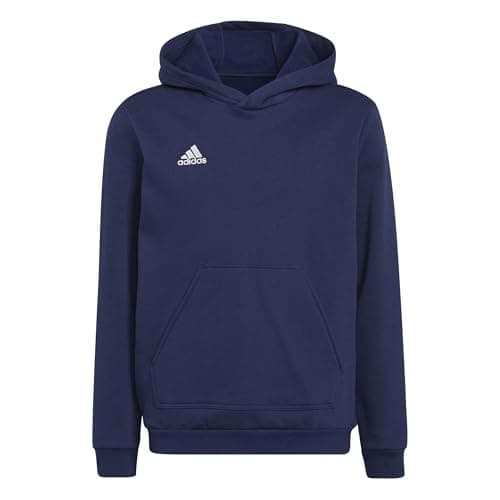 Image of adidas Unisex Kids Entrada 22 Sweat Hoodie, Team Navy Blue 2, 9-10 Years