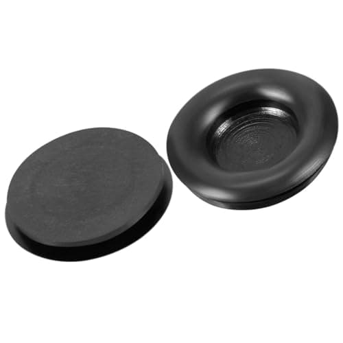 Image of TOP-VIGOR 20Pcs 16mm Black Rubber Blanking Grommets Electrical Hole Wire Gaskets Cable Protectors for Plugs Car Boat Pump Plumbing Wiring