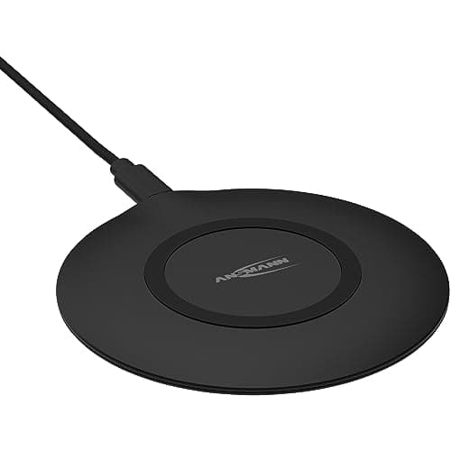 Image of Ansmann WiLine 15R, 15W Wireless Qi Charging Station, Wireless Induction Charger for iPhone 13/12/11, Samsung Galaxy S21/S20/S10/S9, AirPods Pro, Huawei and All Qi Compatible Devices