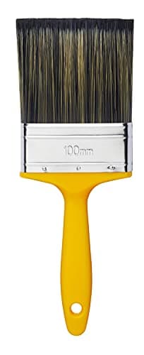 Image of ProDec 4 inch Flat Masonry Paint Brush for Rapid Application of Smooth and Textured Masonry Paints on Outdoor Walls, Brick, Breeze Block, Render, Pebbledash and Other Rough Surfaces, 4" 100mm