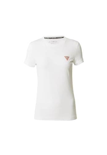 Image of Guess SS CN Mini Triangle tee, White, XS