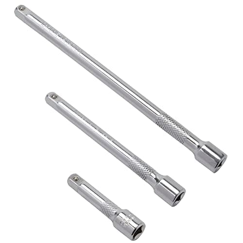 Image of DAKCOS 3/8 Inch Drive Extension Bar, 3 Piece Socket Extension Bar Set, Extensions Socket Tool, CR-V Steel
