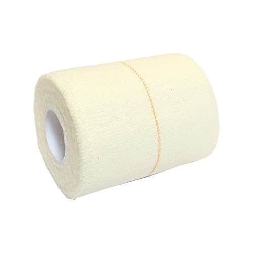 Image of 6 Rolls of 7.5CM X 4.5M QUALICARE PRO EAB Elastic Adhesive Bandage Athletic Sports Rugby Lifting Football Ankle Knee Elbow Wrist Muscle Joint Support Tape STRAPING White