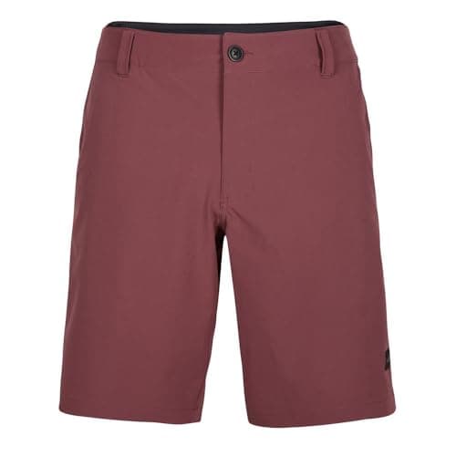 Image of O'NEILL Men's Dark Pink Chino Shorts Hybrid, Pink, 32