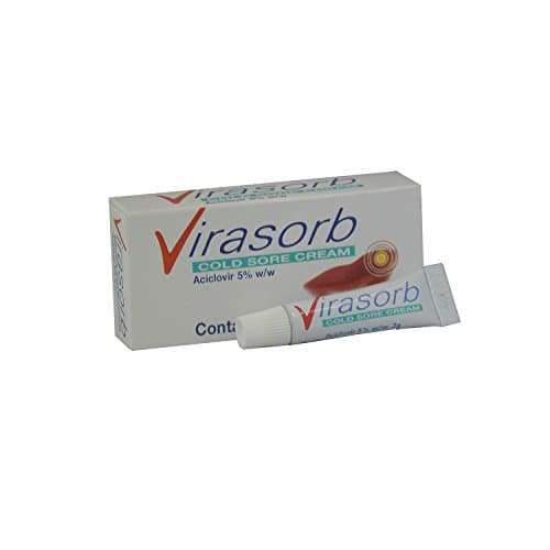 Image of Virasorb Cold Sore Cream, Aciclovir 5%, 2g