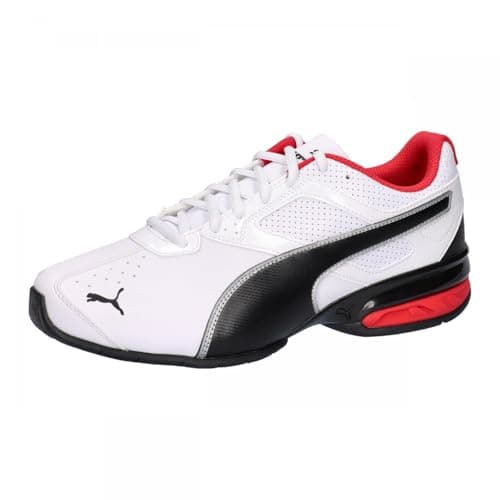 Image of Puma Men Tazon 6 Fm Road Running Shoes, Puma White-Puma Black-Puma Silver, 9 UK