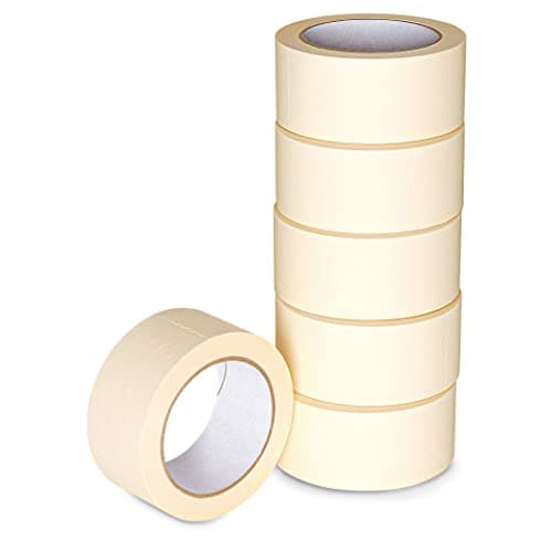 Image of K-One Masking Tape | 48mm X 50m Rolls | Ideal for Painters, Decorators Professional & DIY Use | Painting Office, Home, Crafts & more (6 Rolls)