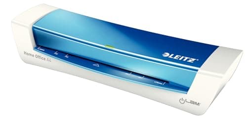 Image of Leitz 73681036 iLam A4 Laminator, Ideal for Home Office, iLam - Metallic Blue