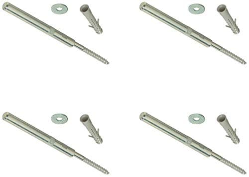 Image of Gas N Pow3r Concealed Shelf Supports Brackets 120mm Floating Hidden Masonary Fix HEAVY DUTY x4