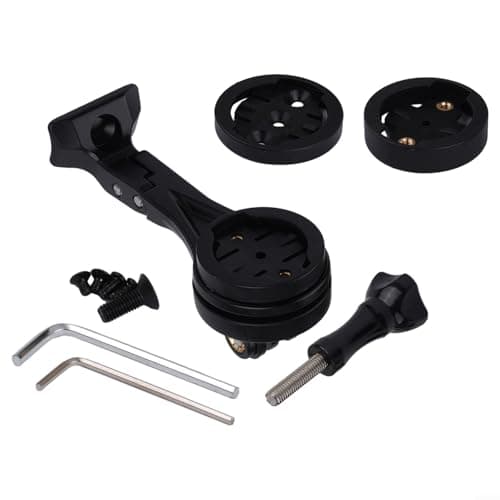 Image of Adjustable Vr-cf Bike Gps Mount For Garmin For Bryton For Cateye Compatible With For Trek Madone 2022 2023 Emonda For Slr Rsl Road Cycling Computer Holder Black(Long)