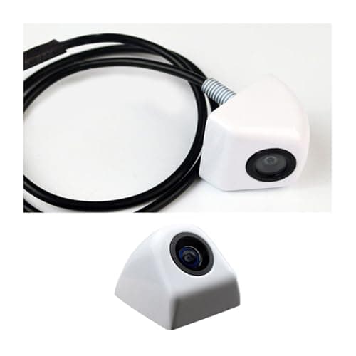 Image of CGEAMDY Backup Camera for Car, Waterproof Rear View Camera with Moveable Guideline, HD 960x720 Image Super Night Vision Car Backup Camera, 4 Layer Glass Lens 155 Degree Wide View Angle(White)