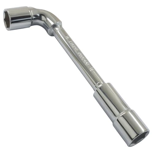 Image of Aracombie 16mm L-Shaped Hex Socket Wrench, Professional Grade Chrome Vanadium Steel Angled Spanner with 6-Point Precision Fit for Mechanical Repairs