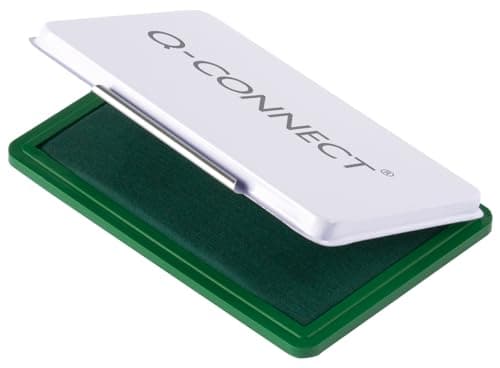 Image of Q Connect Large Stamp Pad Metal Case - Green