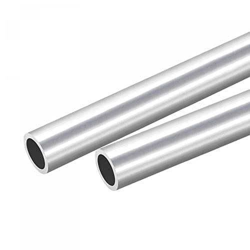Image of sourcing map 6063 Aluminum Round Tube 28mm OD 22mm Inner Dia 200mm Length Pipe Tubing 2 Pcs