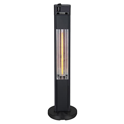 Image of Litecraft Outdoor 1600 Watt Floor Standing Radiant Patio Heater - Black