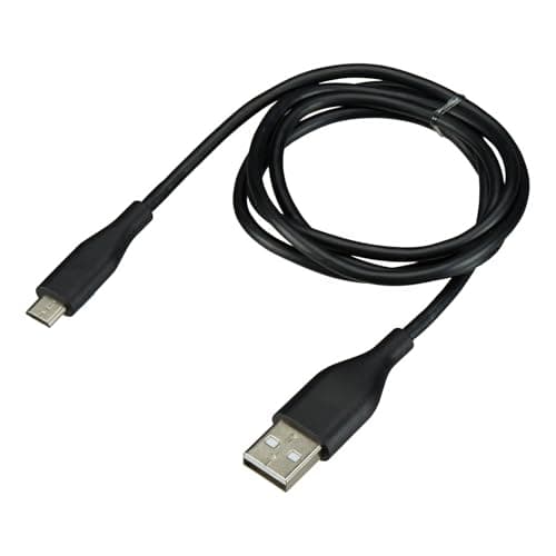 Image of USB to Micro USB Charging Cable 1m – Black Fast Charge charger & Data Sync Lead for Android Devices