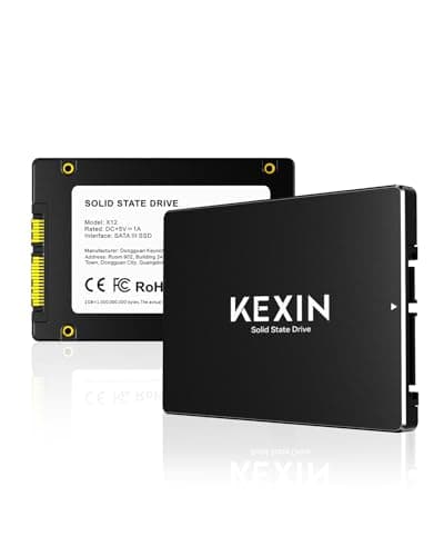 Image of KEXIN 2.5" SATA III Internal SSD 64GB - Up to 280MB/s Read and 250MB/s Write Speed, High Speed SSD for Laptop and Desktop PC