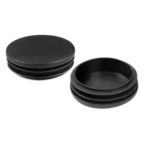 Image of MroMax 2pcs 100mm Cap End, Pipe Cap Round Ducting Cap Land Drain End Cap, Blanking Cap for Soil Pipe
