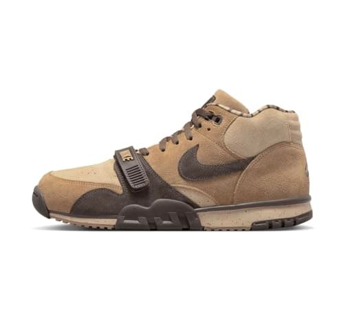Image of NIKE Air Trainer 1 Men's Trainers Hay/Baroque Brown/Taupe DV6998-200 UK 10 (EU 45)