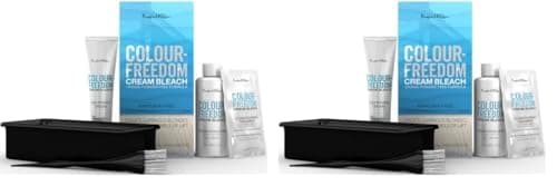 Image of Knight & Wilson Colour-Freedom Cream Hair Bleach. Ammonia-Free Formula Lifts up to 8 Shades. Protects & Repairs While Lightening. Complete bleaching kit including Tint Bowl & Brush,Packaging may vary