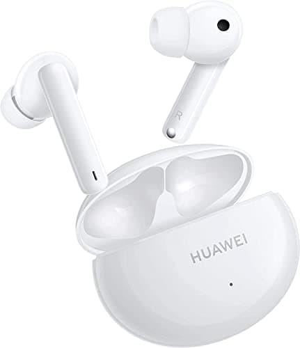 Image of HUAWEI FreeBuds 4i - Wireless In-Ear Bluetooth Earphones with Comfortable Active Noise Cancellation, Fast Charging, Long Battery Life, Crystal Clear Sound Dual-Mic Earbuds, Ceramic White