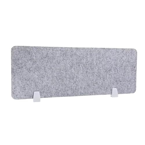 Image of Blissbuilt Desk Divider Desktop Privacy Panel 40/60/80/100cm Raw Clamp-On Acoustic Partition Reduce Noise And Visual Distractions For Offices Libraries Classroom