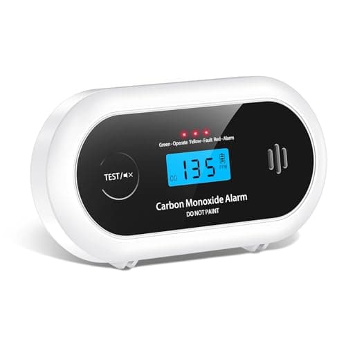 Image of Carbon Monoxide Detector – 10-Year Sealed Battery CO Alarm with LCD Display, Carbon Monoxide Alarms for Home, EN 50291 Certified – Alertlink VC22R