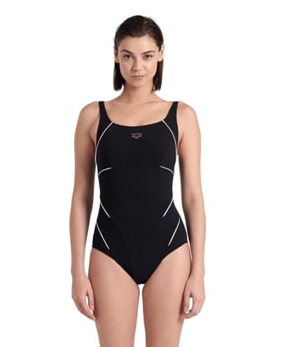 Image of ARENA Bodylift Women's Jewel B-Cup Swimsuit Black-White