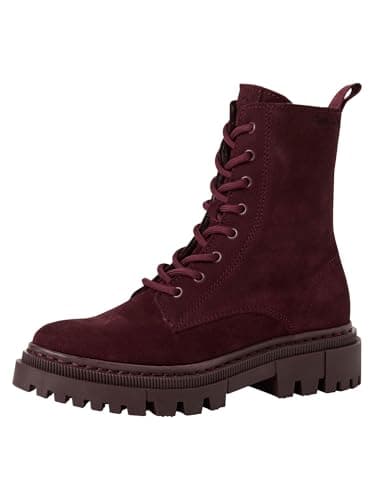 Image of Tamaris Women's Leather Boots, red, 6.5 UK