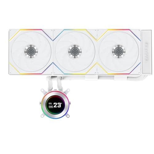 Image of Lian Li HydroShift II LCD-C 360TL All In One CPU Cooler 360mm - White