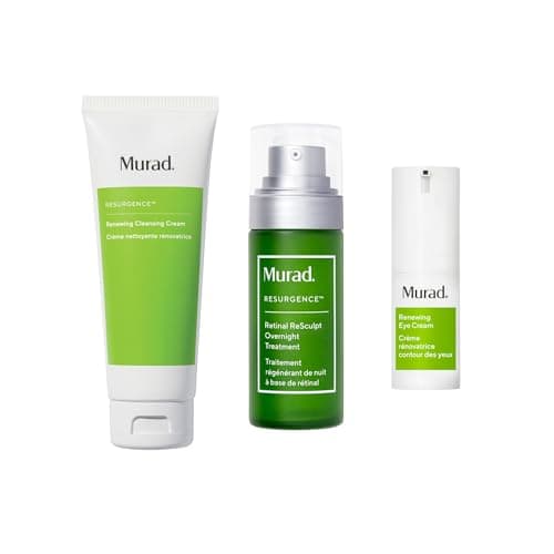Image of Murad Retinal Resculptors 3 piece set - Retinal ReSculpt Eye Lift Treatment (15ml), Retinal ReSculpt Overnight Treatment (30ml), Renewing Cleansing Cream (200ml)
