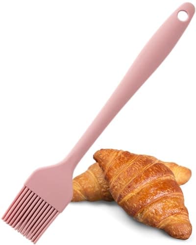 Image of Taylors Eye Witness Cherry Blossom Silicone Pastry Coating Brush - Dishwasher Safe. Basting, Glazing, Greasing. Non-Stick Bristles for Liquid Spread. Odour, Heat & Stain Resistant 5 Year Guarantee