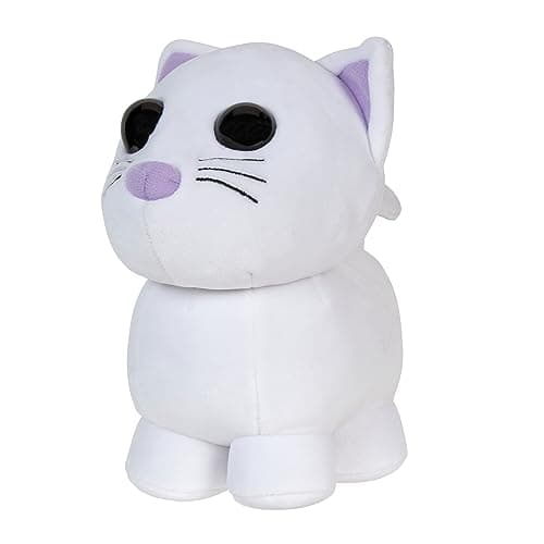 Image of Adopt Me! Collector Plush - Snow Cat - Series 2 - Fun Collectible Toys for Kids Featuring Your Favourite Pet, Ages 6+, White