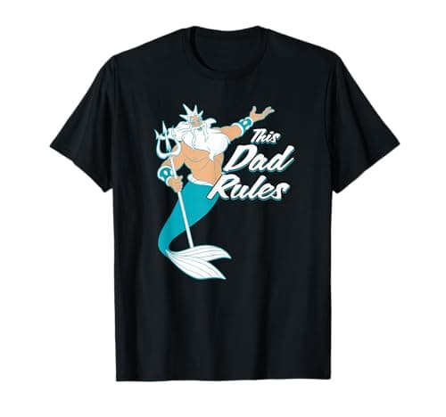 Image of Disney The Little Mermaid King Triton Dad Men's T-Shirt