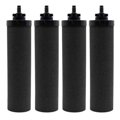 Image of LatoYard Black Activated Carbon Water Filter Replacement 4 Pack for Larayci Gravity Filter System for Travel, Big, Royal, Imperial, Crown Series