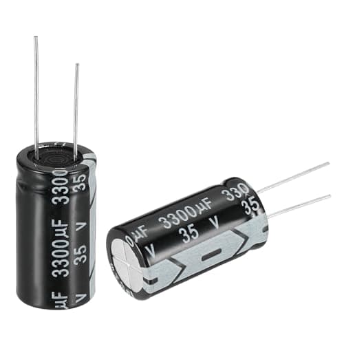 Image of sourcing map 3300uF 35V 16x31mm Electrolytic Capacitor, Radial Leads Aluminum Capacitors for TV, VCD, LCD Monitor, Speaker, 20Pcs